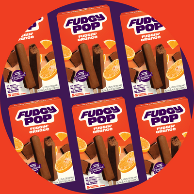 Fudgin' Orange 6 pack by Fudgy Pop
