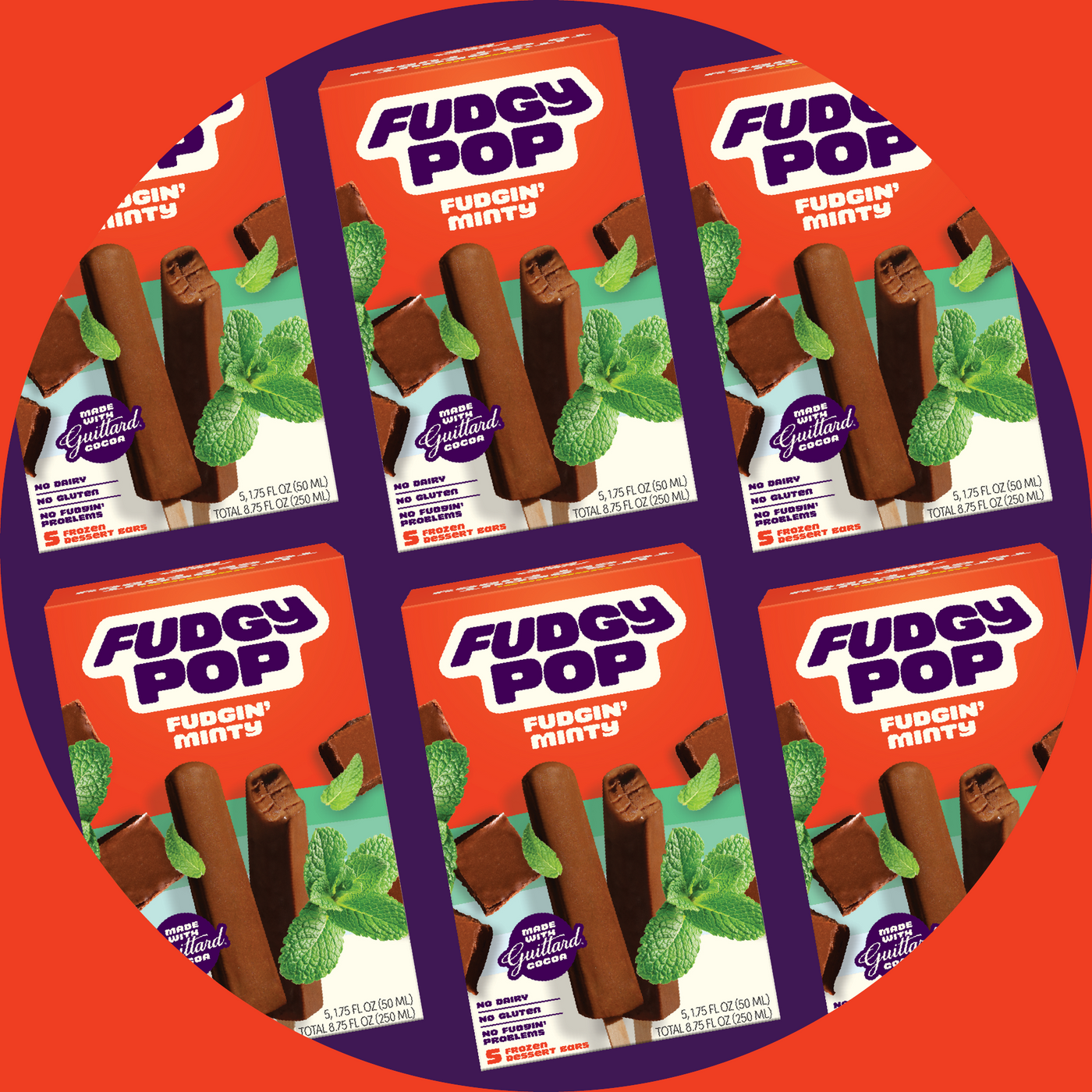 Fudgy Pop Fudgin' Minty 6 pack