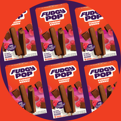 Fudgy Pop Fudgin' Berry 6 pack