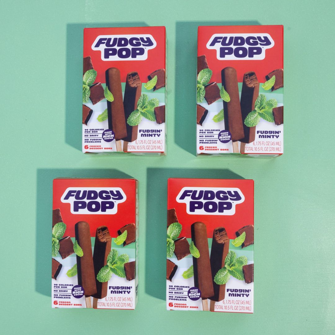 Boxes of Fudgy Pop fudgin' fudgy vegan fudge bars